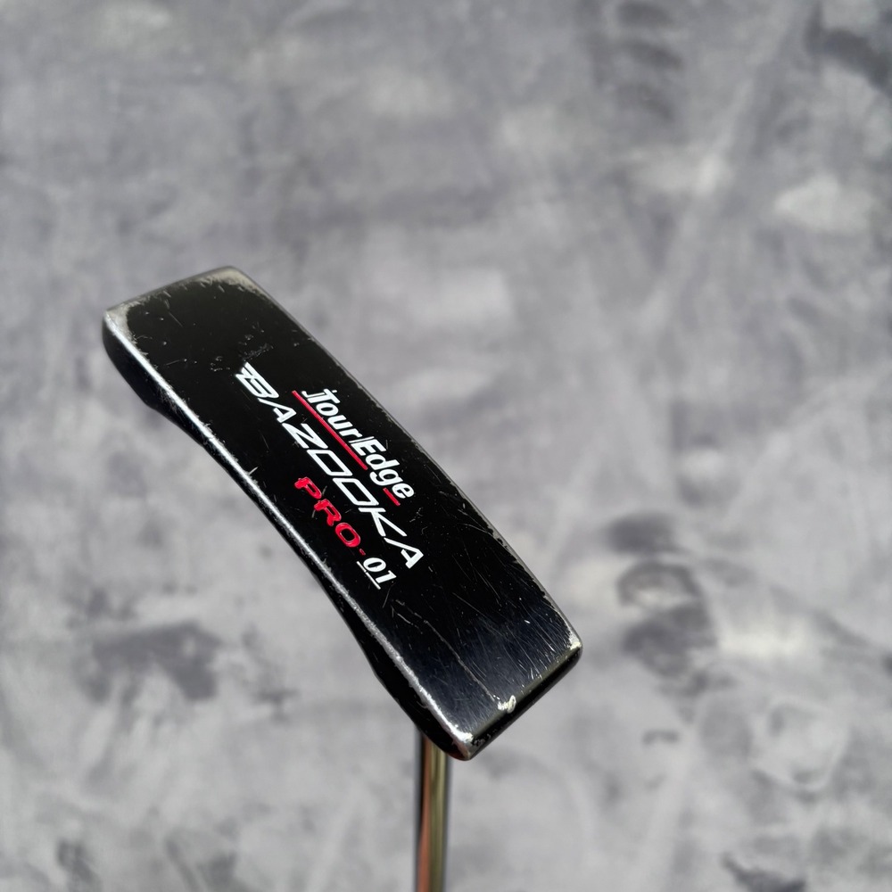 Tour Edge Bazooka Pro-01 Putter Black Red Blade Golf Club Right Hand 35 Inch